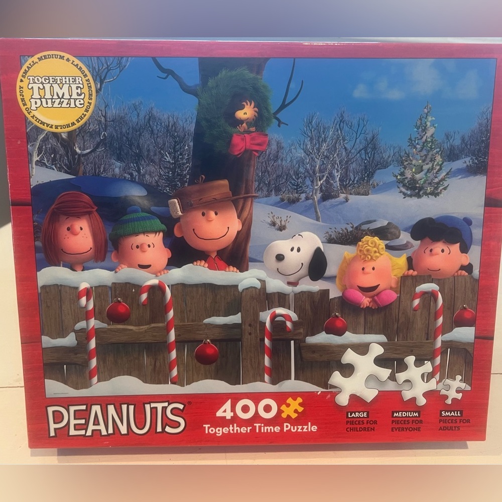 Peanuts Together Time Puzzle - 400 Pieces, 24”x18”
